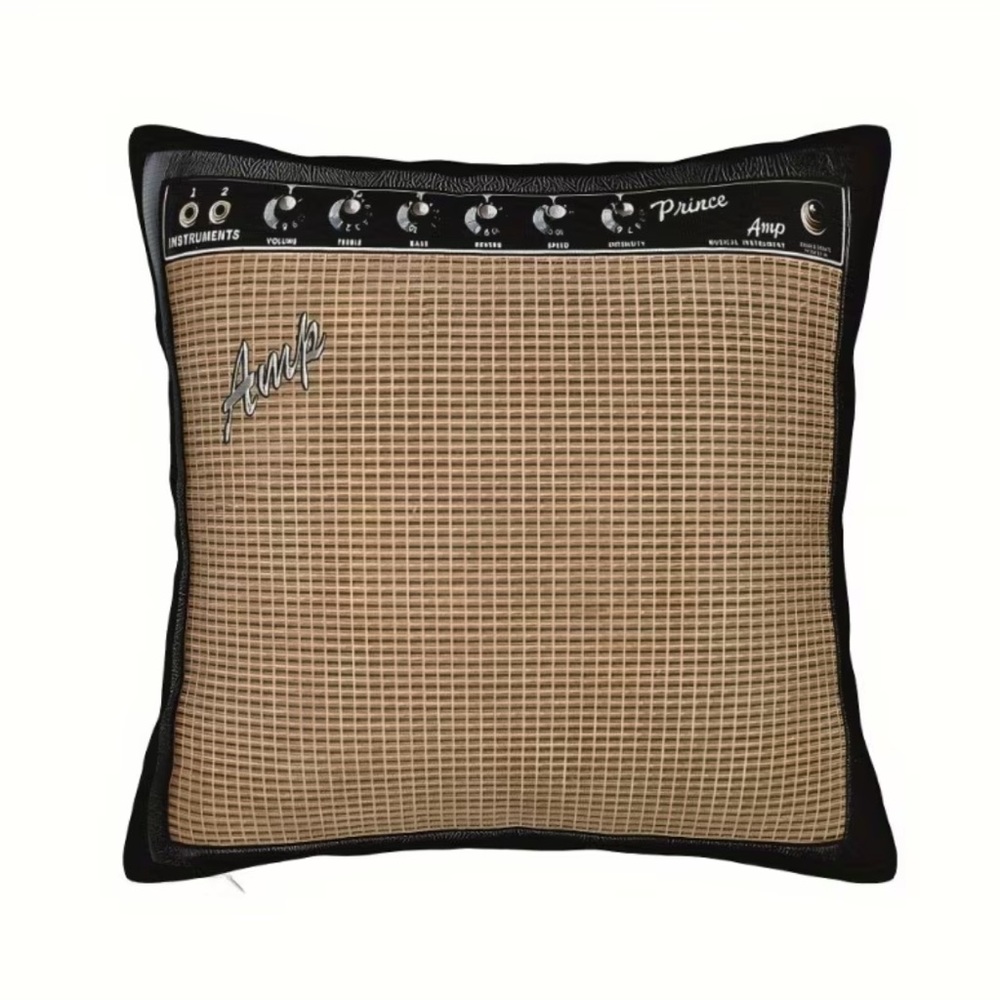 Amp Design Throw Pillow COVER